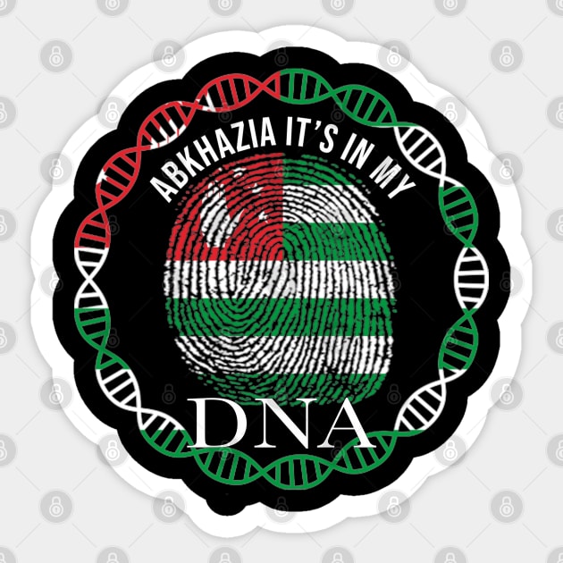 Abkhazia Its In My DNA - Gift for Abkhazian From Abkhazia Sticker by Country Flags